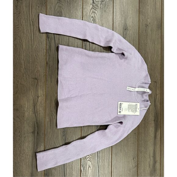 Lululemon Sweaters  Merino Wool Long Sleeve Light Sweater Sz 10 - Picture 2 of 5